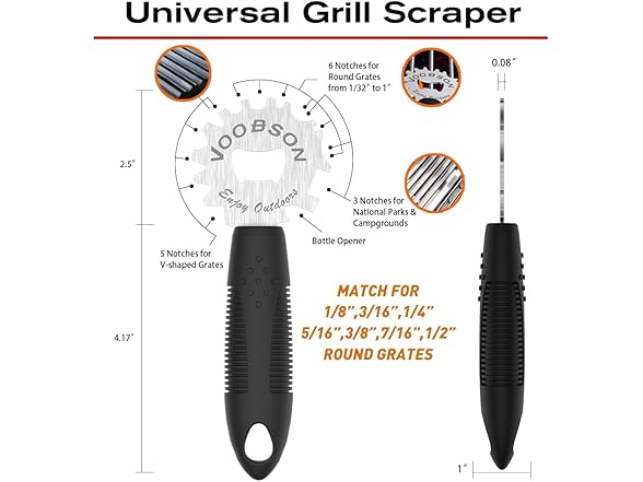 Grill Scraper Tool - Bristle Free
