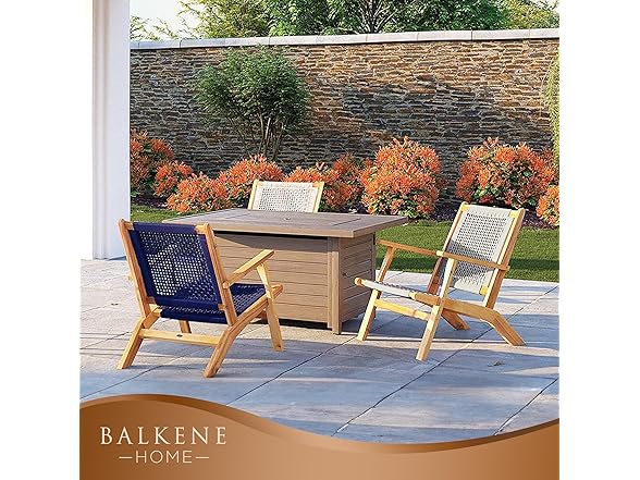 Balkene Home Vega Natural Stain Outdoor Chair