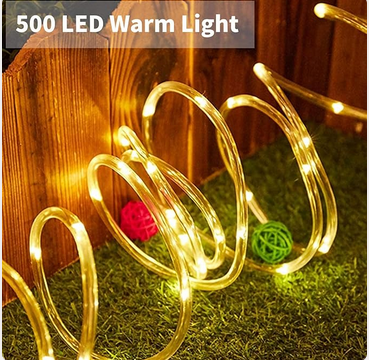 Hakol 500 LED Outdoor Rope Lights – 28M/92ft- Warm White - Gallery 5