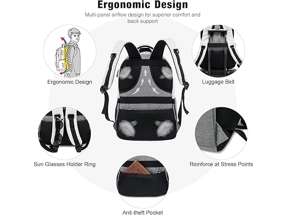 LOVEVOOK 15.6" Classic Backpack