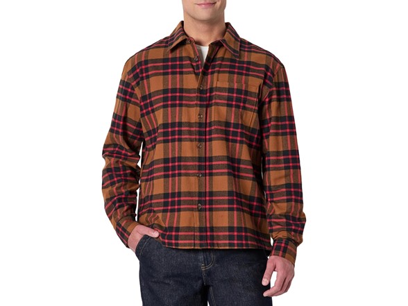 Dark Chestnut Brown Red Simple Plaid