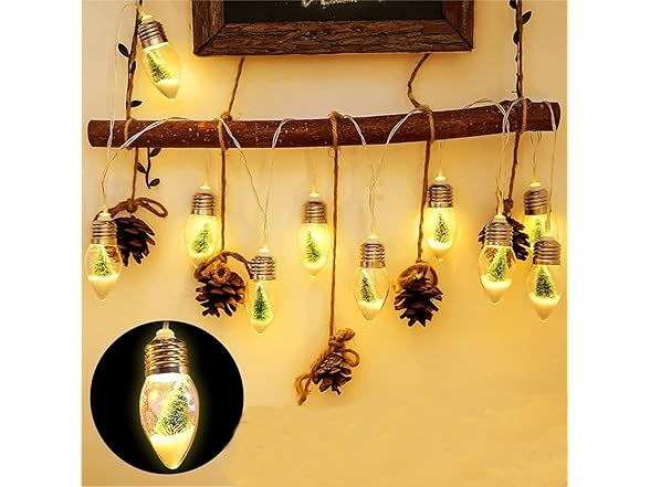 ASKJDT 10 Bulbs Christmas Decor