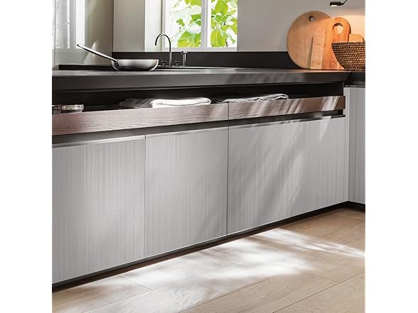 Grey Textured Peel Stick Wallpaper