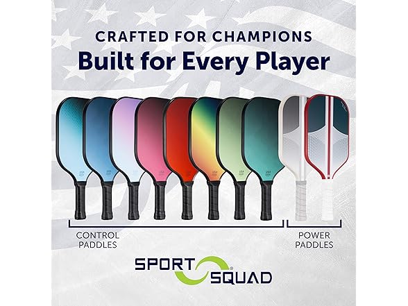 Sport Squad Fiberglass Pickleball Paddle
