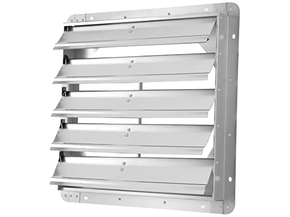iPower 20" Square Aluminum Automatic Shutter Vent