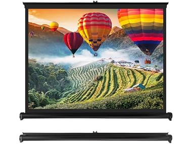 $39.99, Was $73.99, 45% Off! Pyle 50" Portable Tripod Projector Screen dealfomo