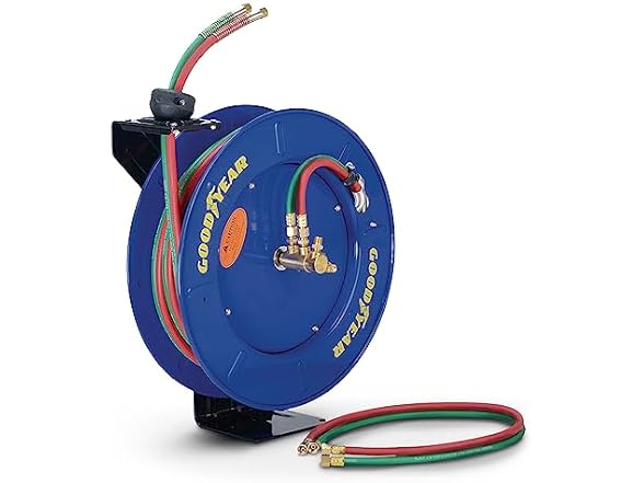 Goodyear Retractable Welding Hose Reel - 1/4" x 50'