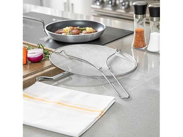 Restaurantware Splatter Screen 1 Count 13" Fine Mesh Cover