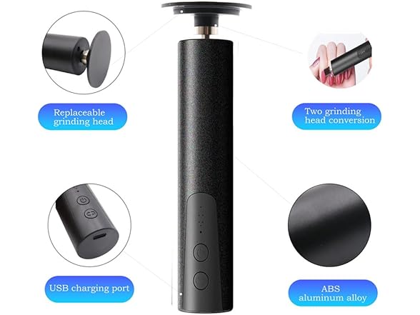 Electric Callus Remover w/Nail File