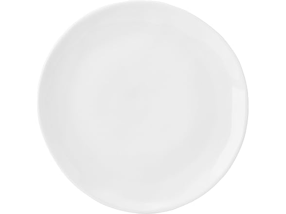 Everyday Porcelain Appetizer Dessert Plates, Set of 6, 6 Inch