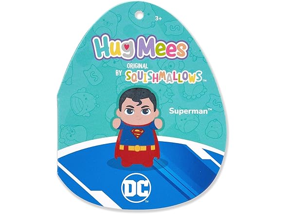 Squishmallows Original DC 10" Superman HugMees