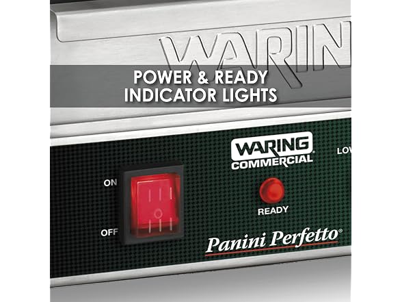 Waring Panini Press with Timer 120V