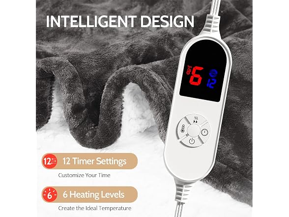 HOW'S MY HOUSE Heated Blanket 62"x84