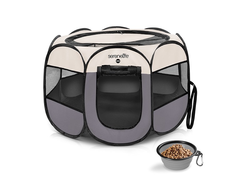 SereneLife Foldable Portable Pet Tent