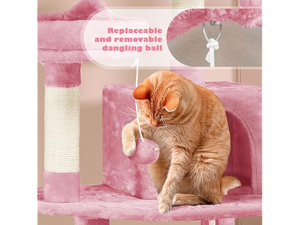 Yaheetech 62.5inches Cat Tree Cat Tower