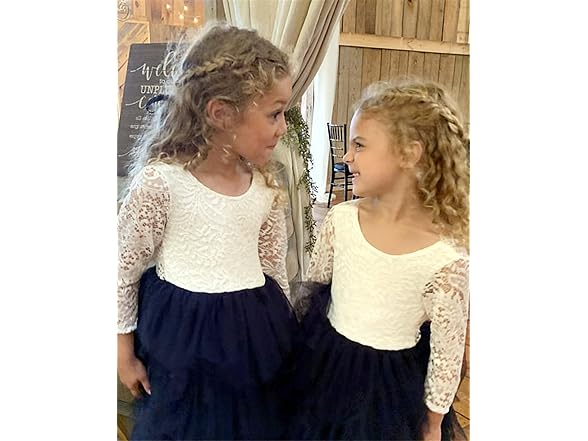 2Bunnies Girls (6 MOS) Girl Peony Lace Back Dress