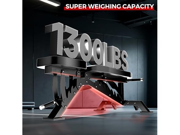 STACOO Adjustable Weight Bench 1300LBS