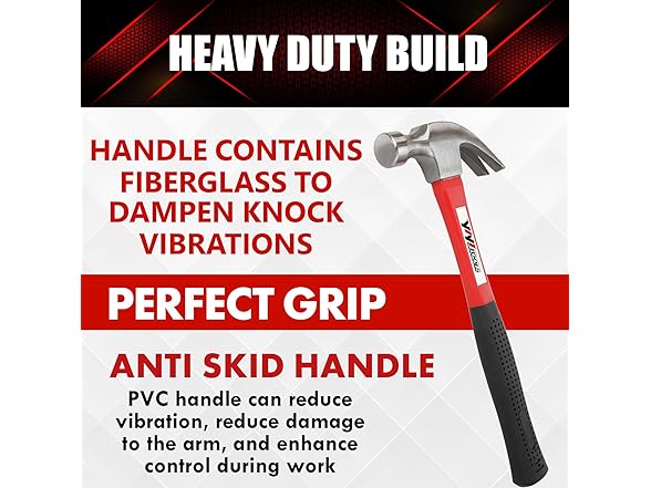 YIYITOOLS Claw Hammer