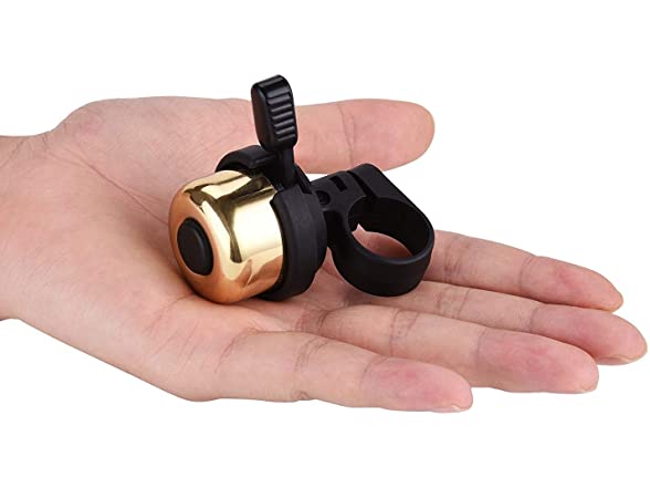 Bike Bell, Gold, 2 Pack