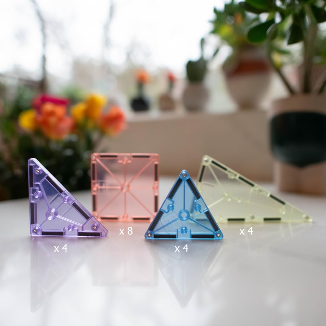 MAGNA-TILES Color Shop 20-Piece Tile Set Pastel - Gallery 9