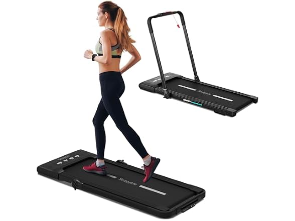 SereneLife Foldable 2 in1 Treadmill & Walking Pad
