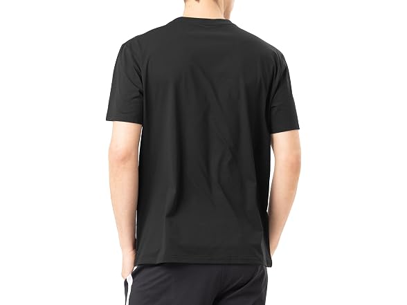 Diorlv Men (L) T-Shirt Wrinkle-Resistant Way Tee