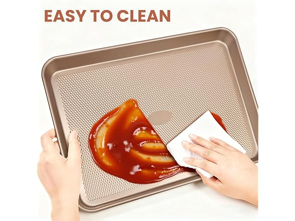 2 Pack Baking Sheets with 2 Wire Racks