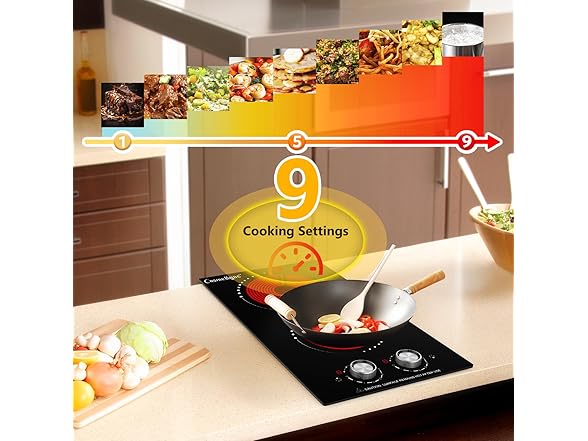 Portable Electric Cooktop (Knob Control)