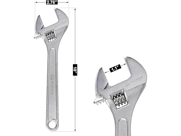 Olympia Tools 10" Adjustable Wrench