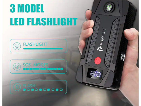 Pursuit 1000A Jump Starter & Power Bank