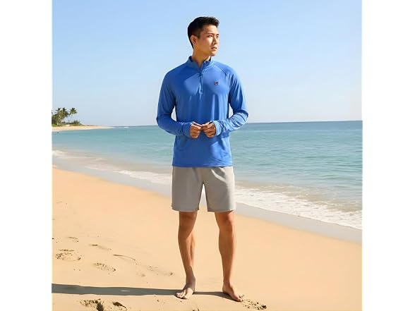 Champion Mens Pullover Sun Shirt