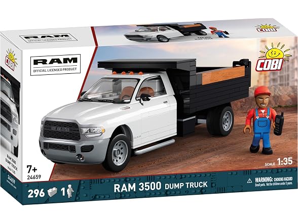 COBI RAM 3500 Dump Truck, 296 Pieces