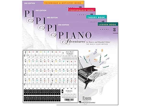 Piano Adventures Level 3B Learning Set
