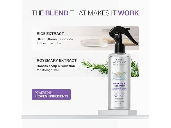 Bare Anatomy Rosemary Rice Water Spray 200ml