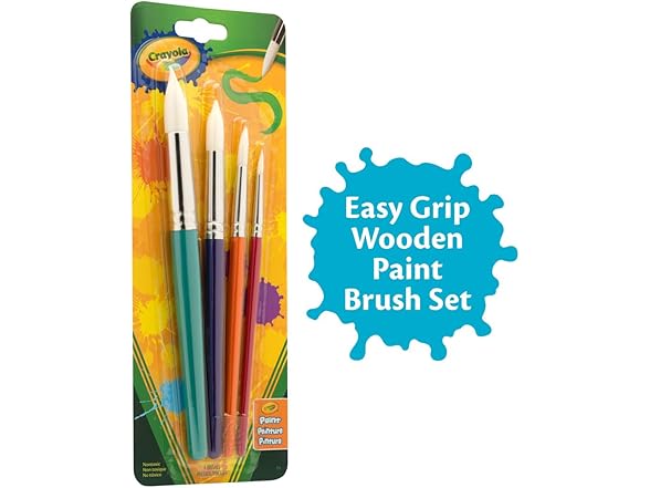 Crayola Paint Brushes 4ct