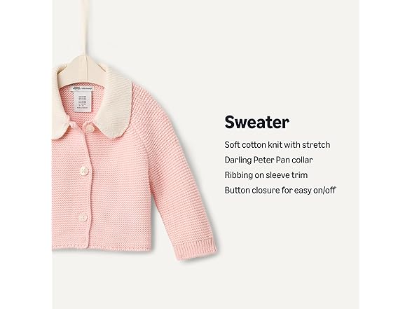 Peter Pan Sweater (NB - 4T) | Your Color Choice