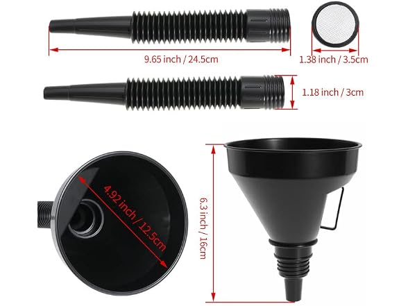 Nayciiy AAP-Auto-122 Wide Mouth Oil Funnel