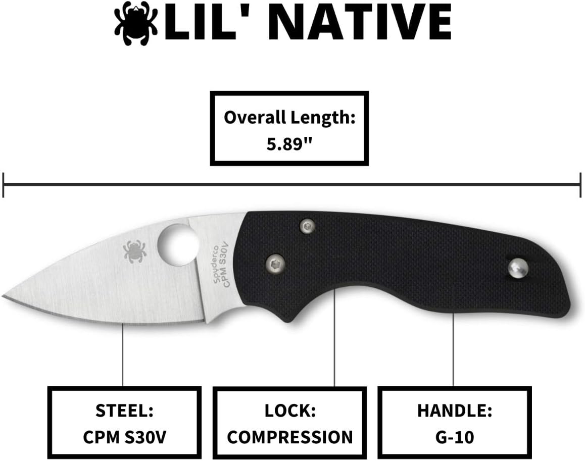 Spyderco Lil' Native Signature Knife - Gallery 13