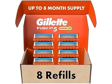 $21.99, Was $49.99, 56% Off! Gillette Fusion5 Power Razor Refills 8ct dealfomo