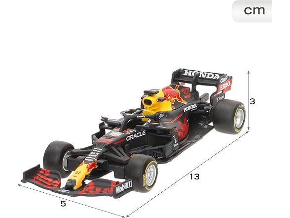 Bburago 1:43 Race Formula Oracle Red Bull 4 Piece Set