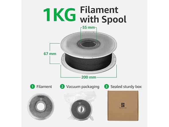 PLA Translucent Filament 1.75mm 1kg