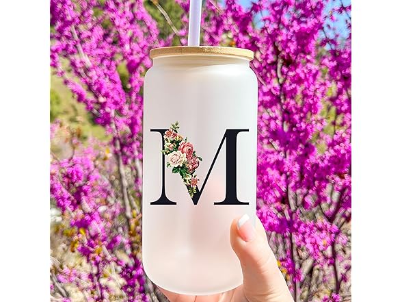 BIPEDS Personalized Glass Cup with Lid