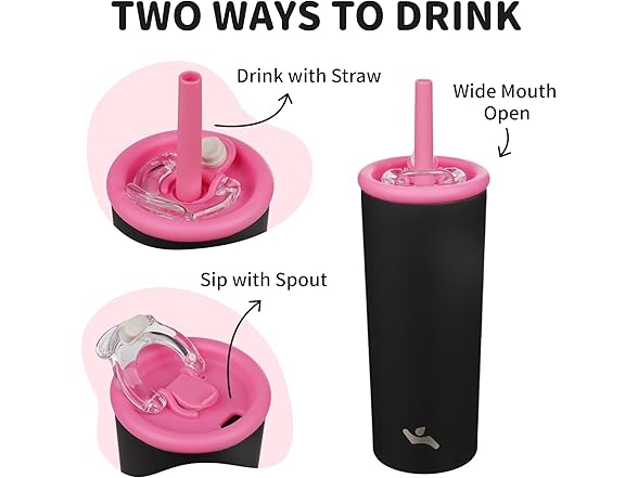 Konokyo 20oz Insulated Tumbler Black