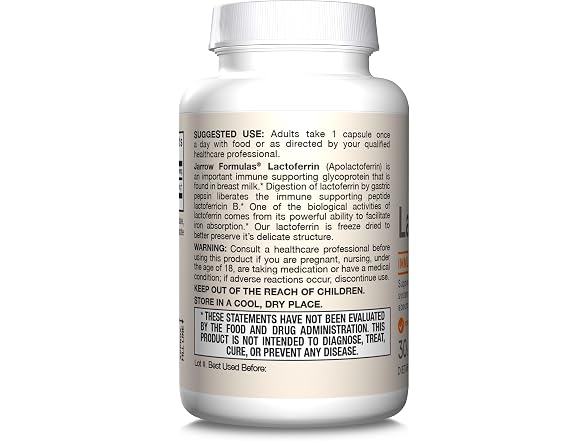 Jarrow Formulas Lactoferrin 250mg 30 Capsules