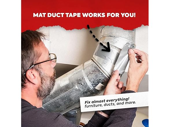 MAT Duct Tape Black Industrial Grade