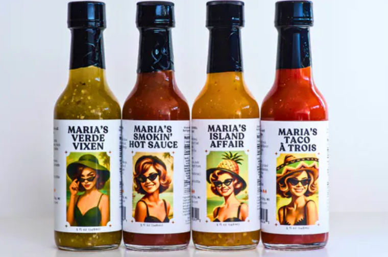 (4pk) Maria's Artisan Hot Sauce Collection - Gallery 4