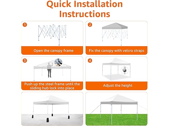 Amazon Basics 10x10 Canopy White