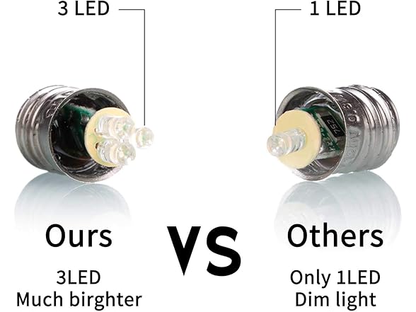 Brightown Minetom 50 Pack C7 Led Replacement Light Bulb