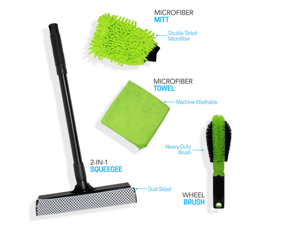 Aduro S-AB4DK-09 AutoBasics Detailing 4 Pc Kit