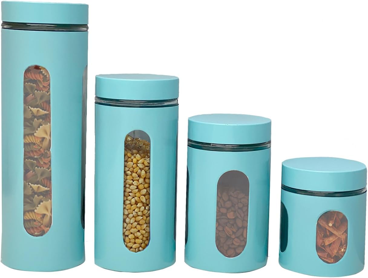 4Pc Or 8Pc See-Through Canister Sets - Gallery 7